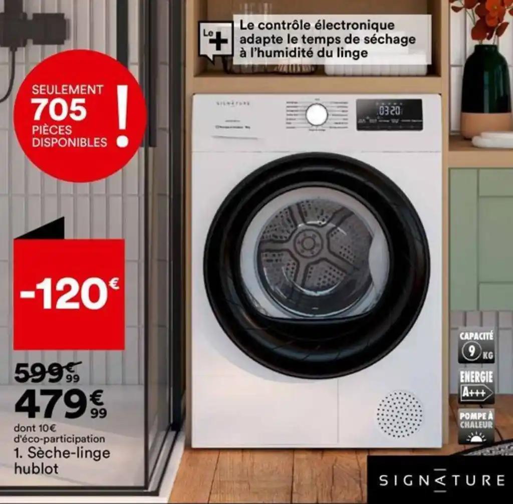 Sèche-linge hublot