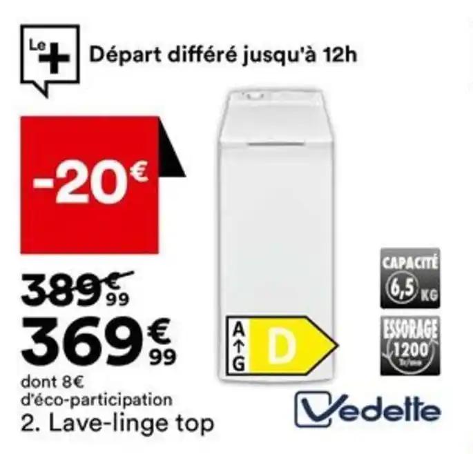 Lave-linge top