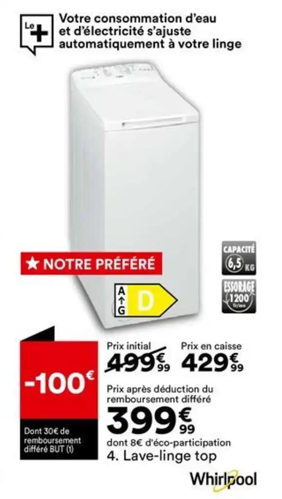 Lave-linge top