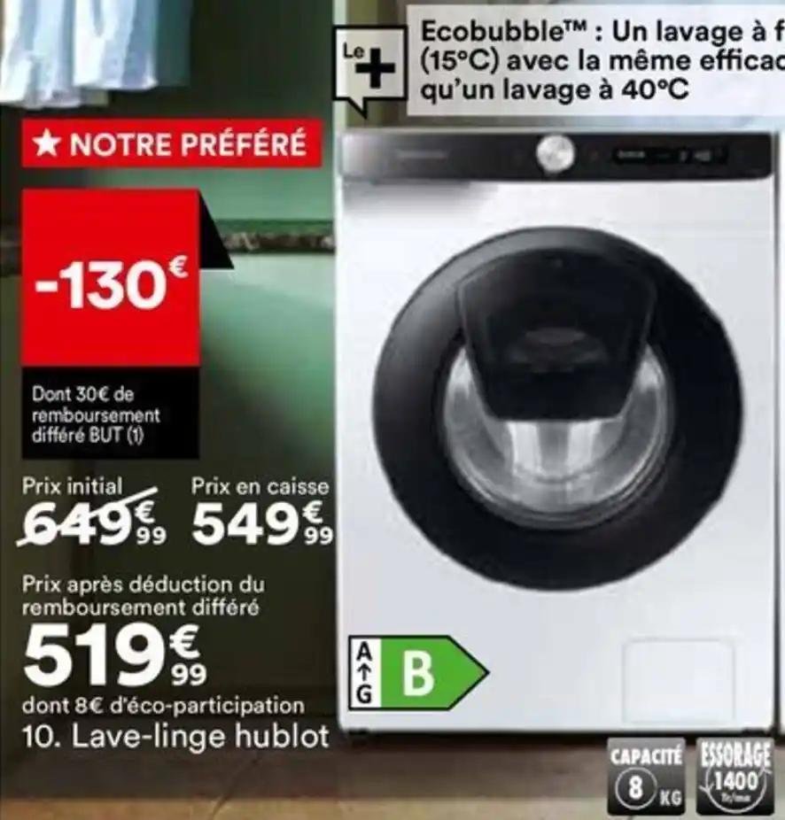 Lave-linge hublot