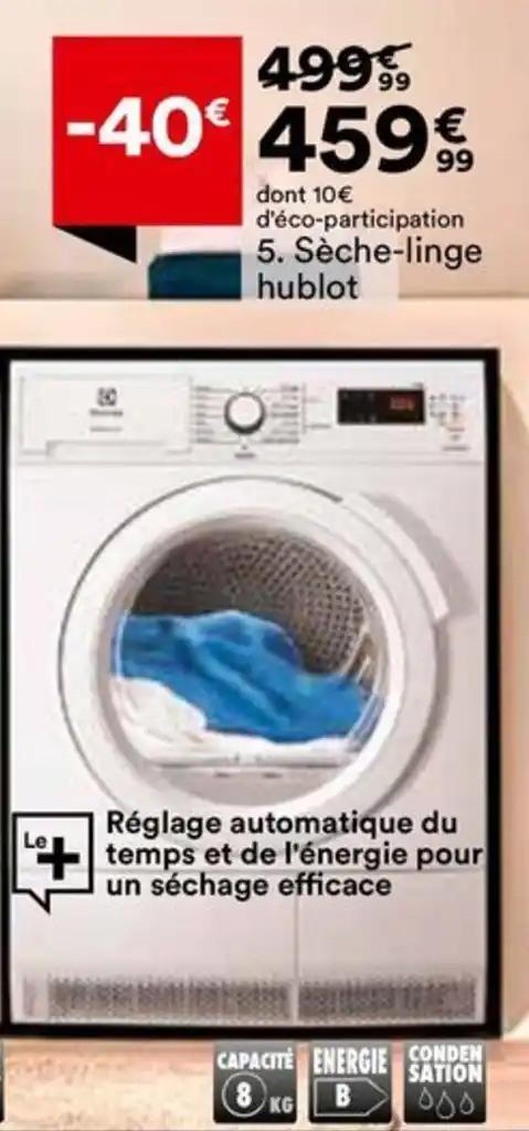 Sèche-linge hublot
