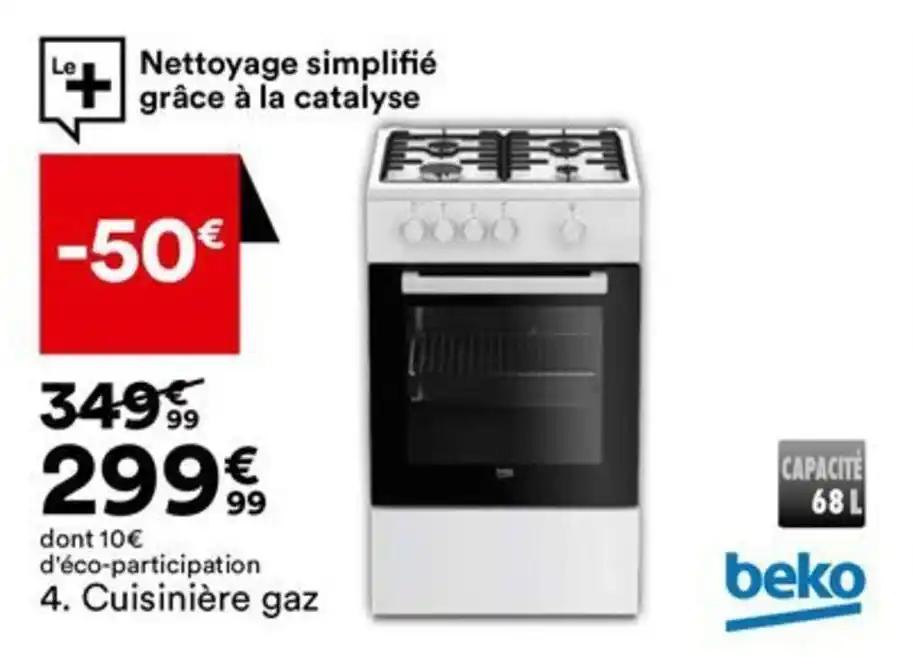 Cuisinière gaz