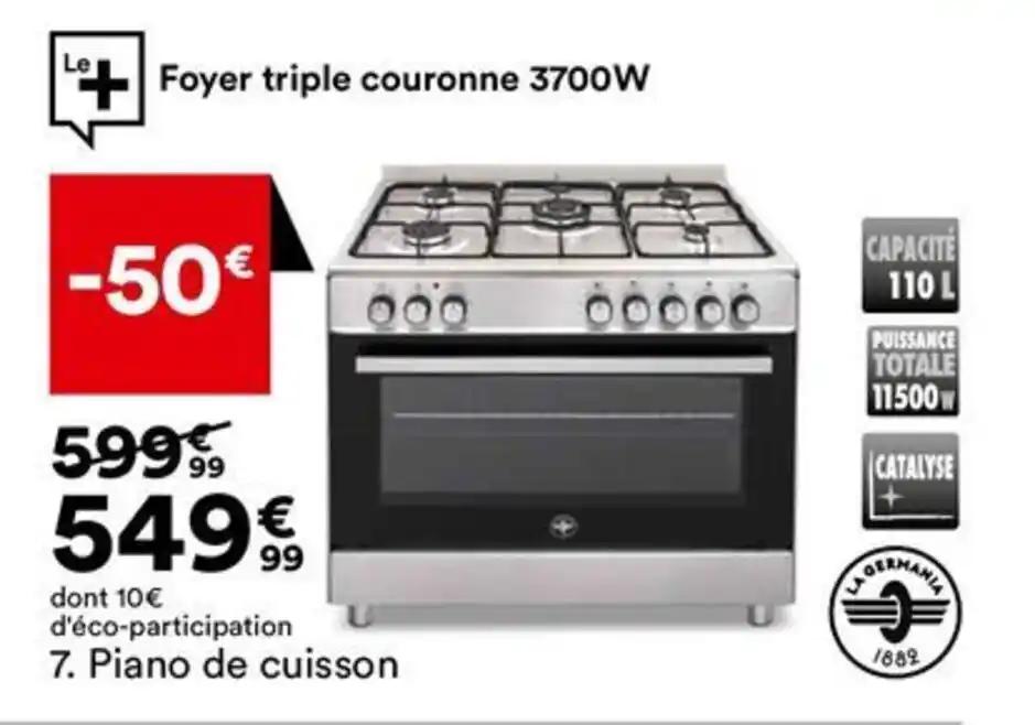Piano de cuisson