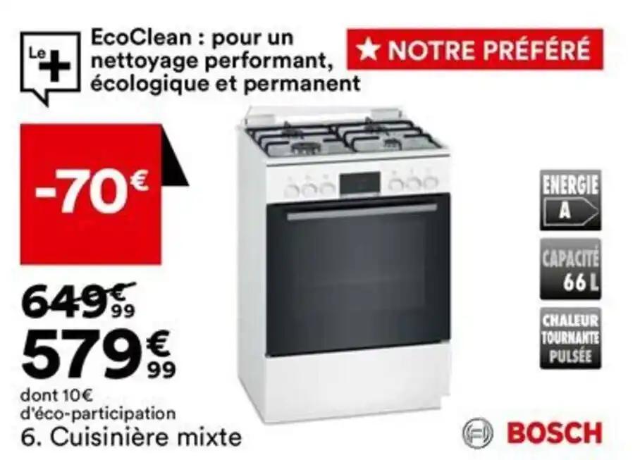 Cuisinière mixte