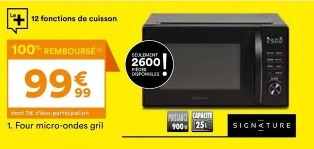 Four micro-ondes gril