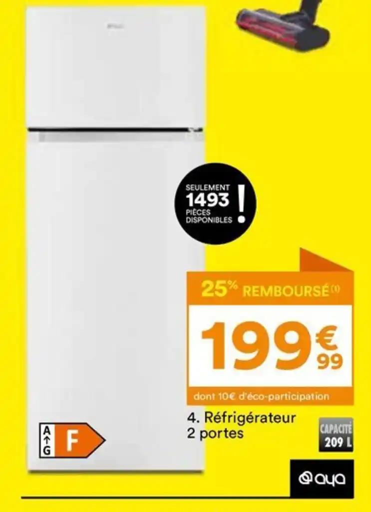 4. Réfrigérateur 2 portes
