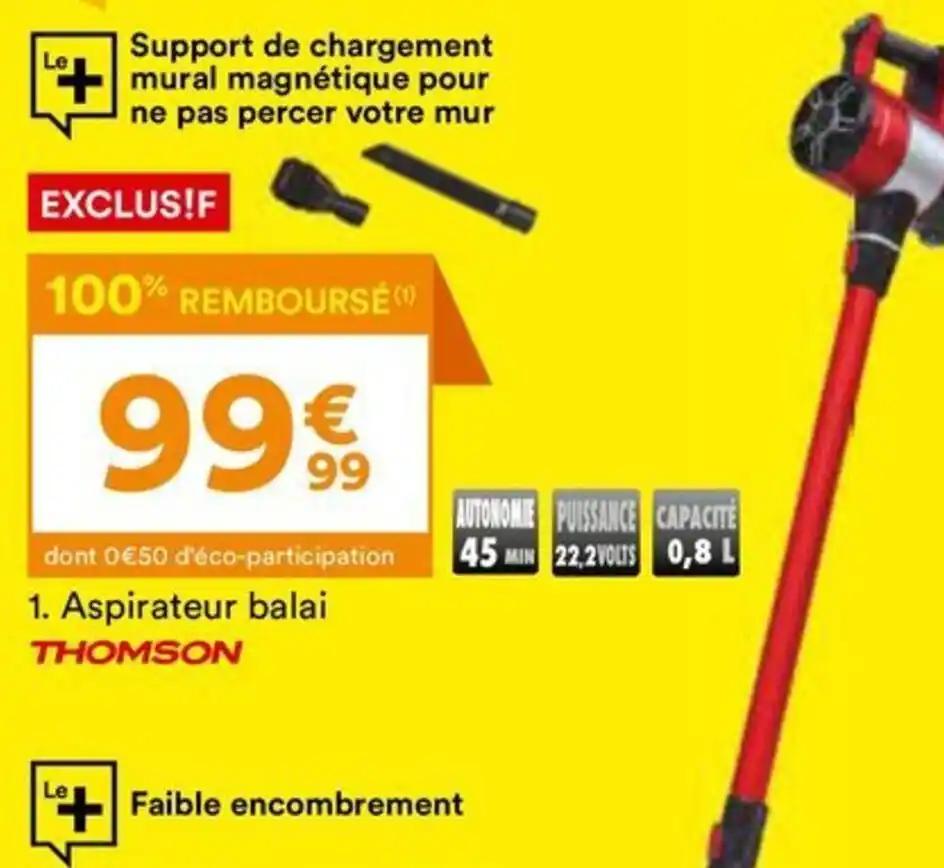 Aspirateur balai