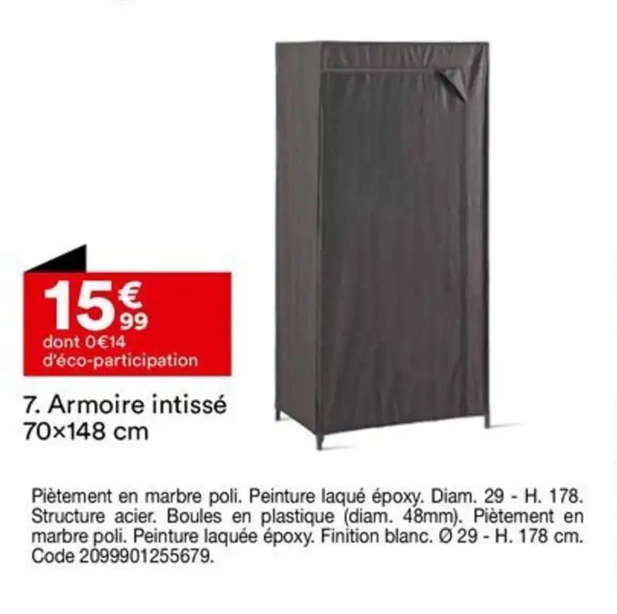 Armoire intissé 70x148 cm