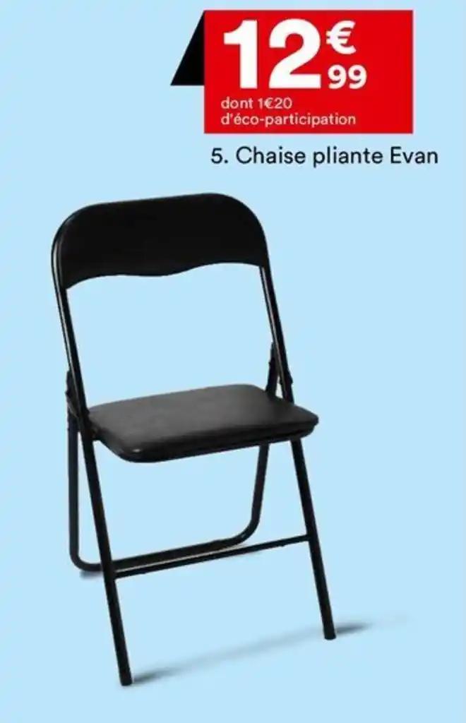 Chaise pliante Evan