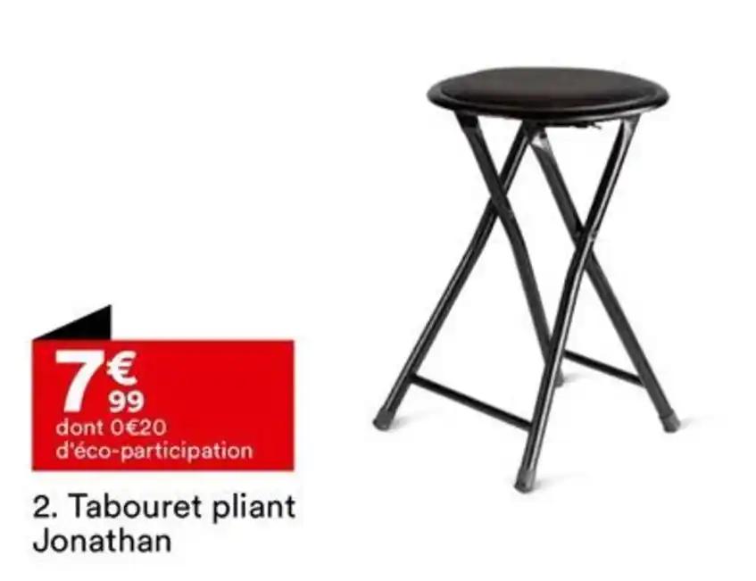 Tabouret pliant Jonathan