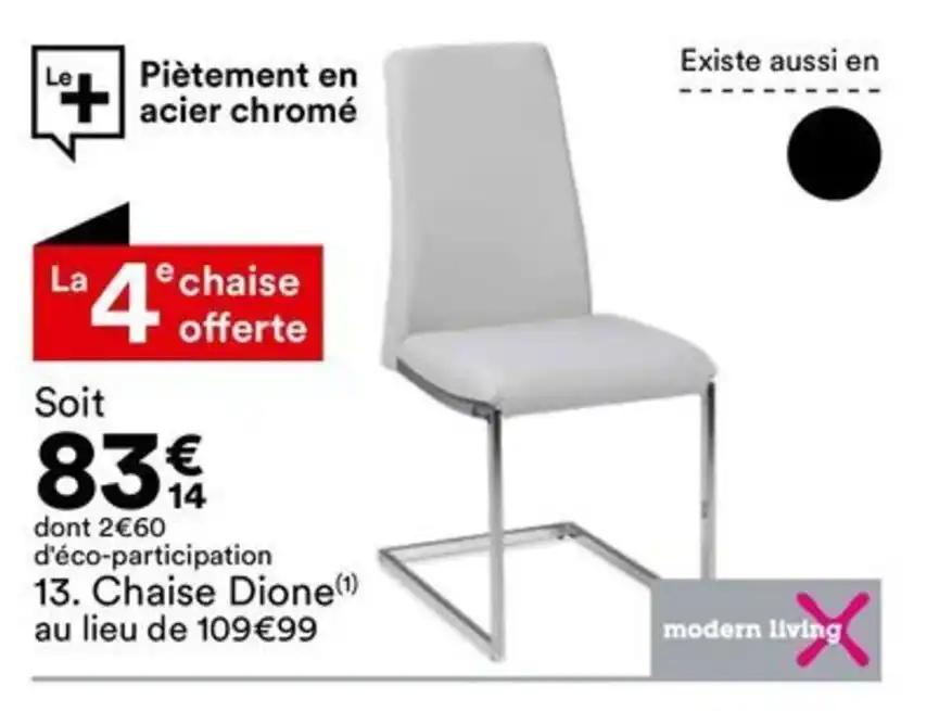 Chaise Dione (1) au lieu de