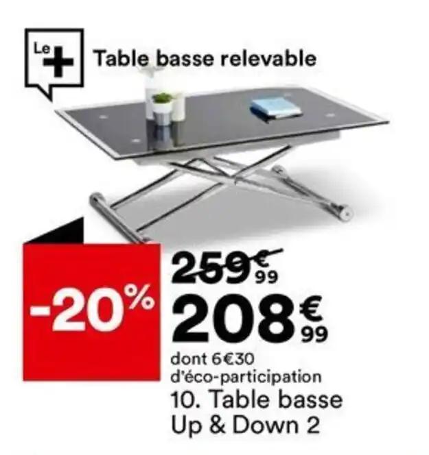 Table basse Up & Down 2