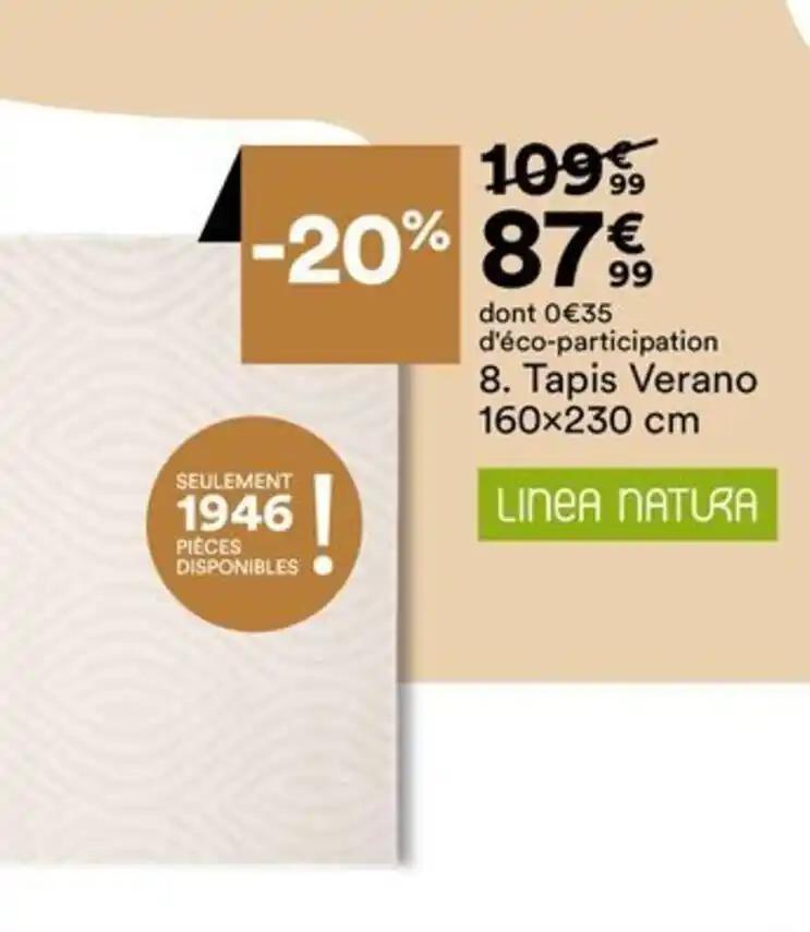 Tapis Verano 160×230 cm