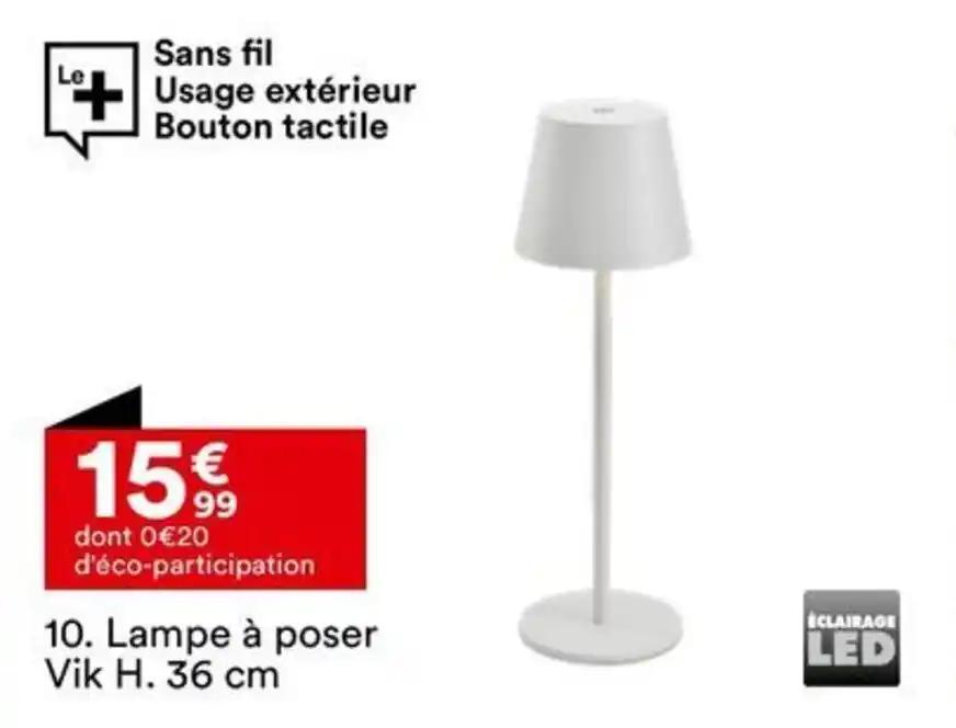 Lampe à poser Vik H. 36 cm