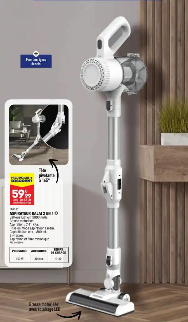 ASPIRATEUR BALAI 2 EN 10