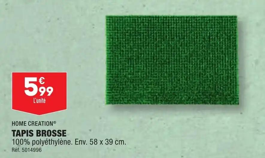 HOME CREATION® TAPIS BROSSE