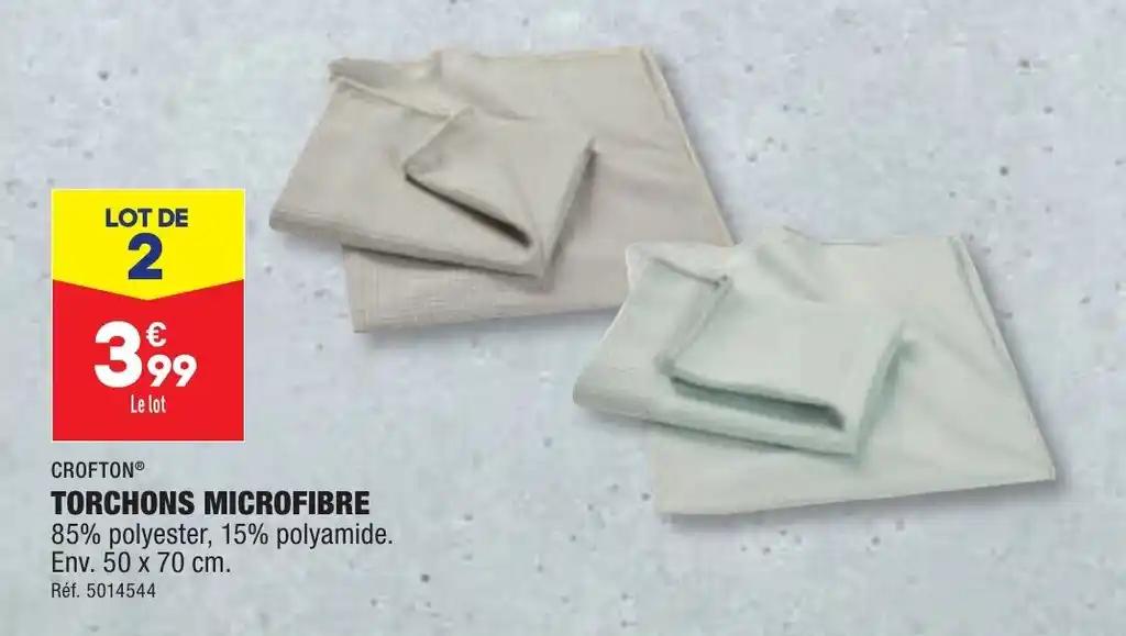 TORCHONS MICROFIBRE
