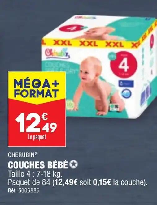 CHERUBIN® COUCHES BÉBÉ✪
