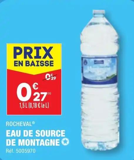 EAU DE SOURCE DE MONTAGNE ✪