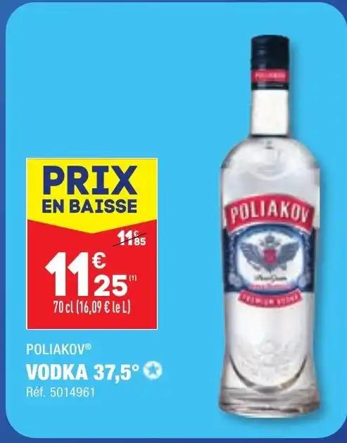 POLIAKOV® VODKA 37,5°✪