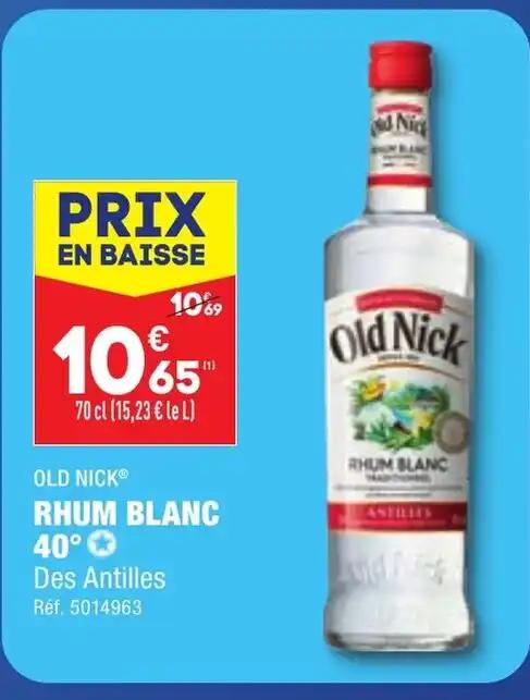 RHUM BLANC 40°