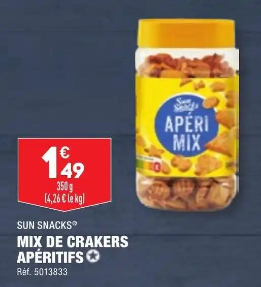 MIX DE CRAKERS APÉRITIFS ✪