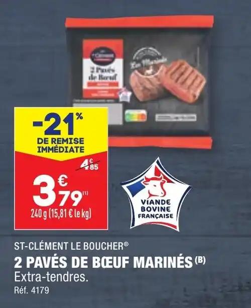 2 PAVÉS DE BŒUF MARINÉS (B)