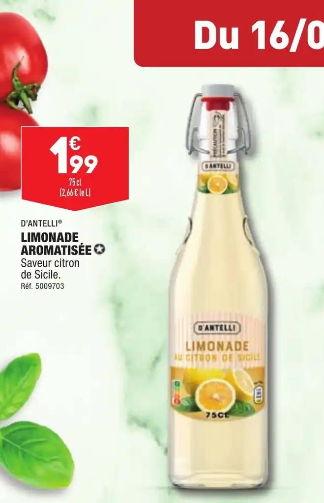 LIMONADE AROMATISÉE ✪