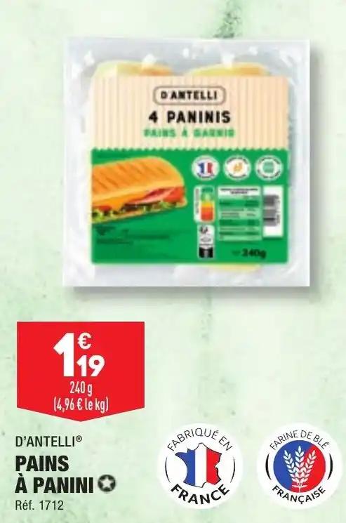 D'ANTELLIⓇ PAINS À PANINI ✪