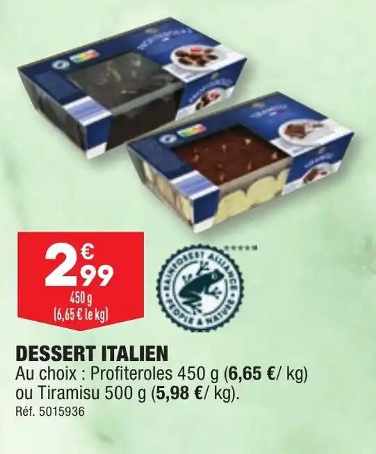DESSERT ITALIEN