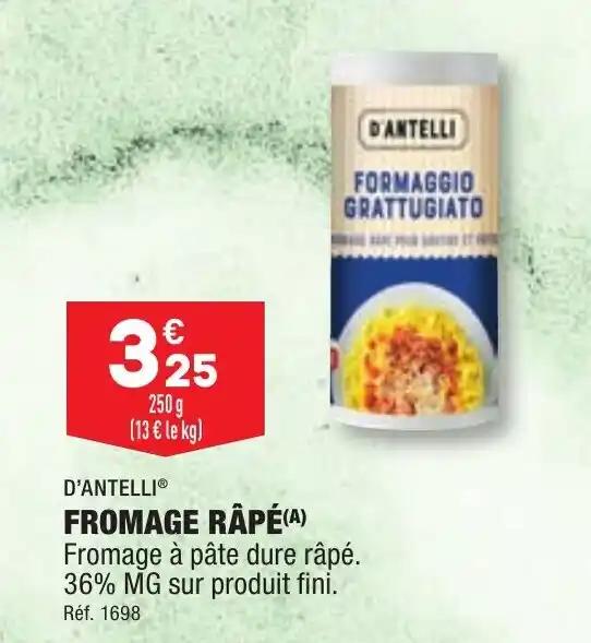 FROMAGE RAPÉ (A)