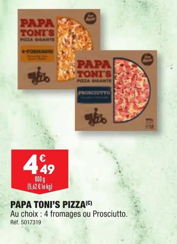 PAPA TONI'S PIZZA (C)