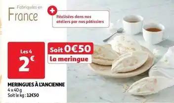 Meringues à l'ancienne