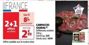 Charal - carpaccio