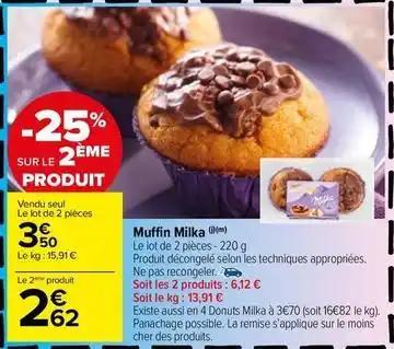 Milka - muffin