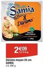 Samia - dürüms moyen