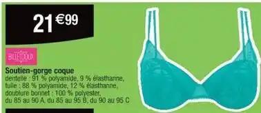 Soutien gorge coque