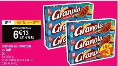 Lu - granola au chocolat