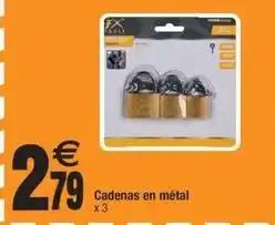 Cadenas en metal