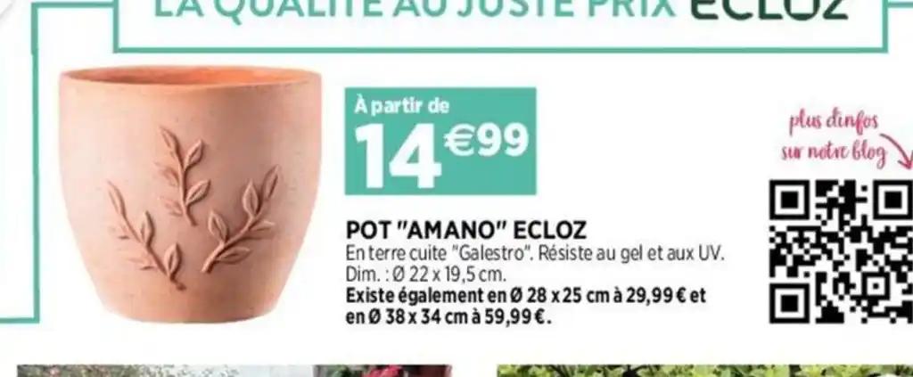 POT "AMANO" ECLOZ