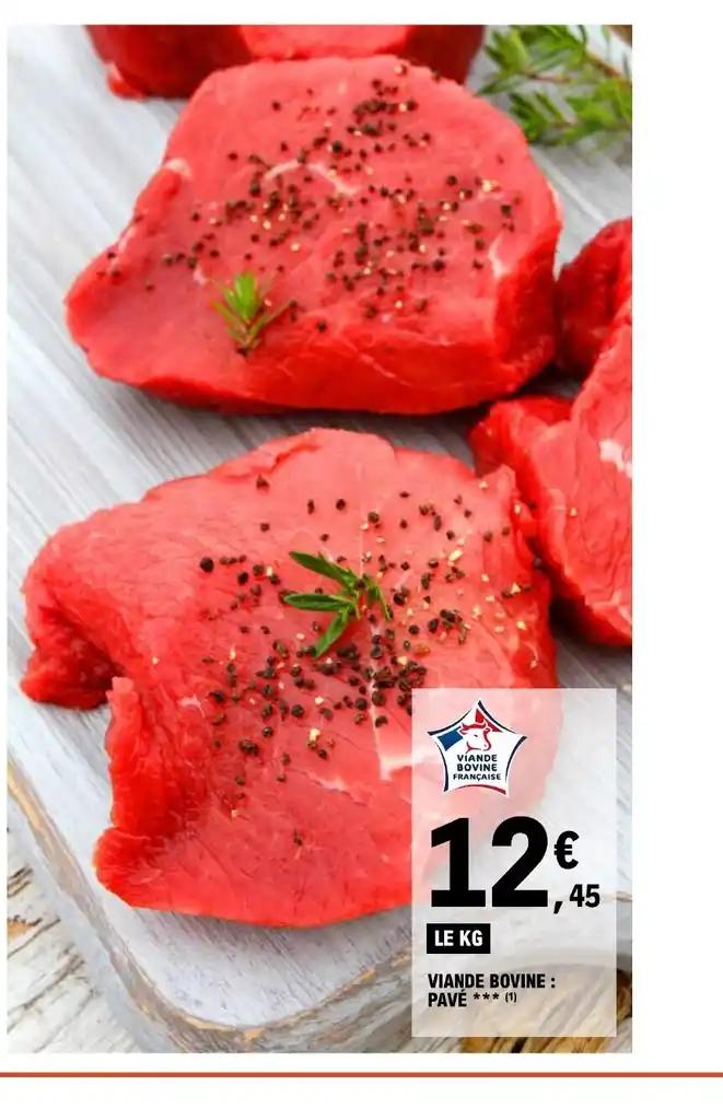 VIANDE BOVINE : PAVÉ