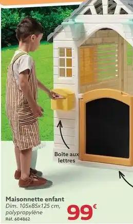 Maisonnette enfant