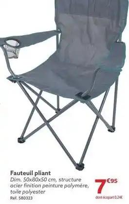 Fauteuil pliant