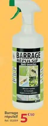 Barrage répulsif
