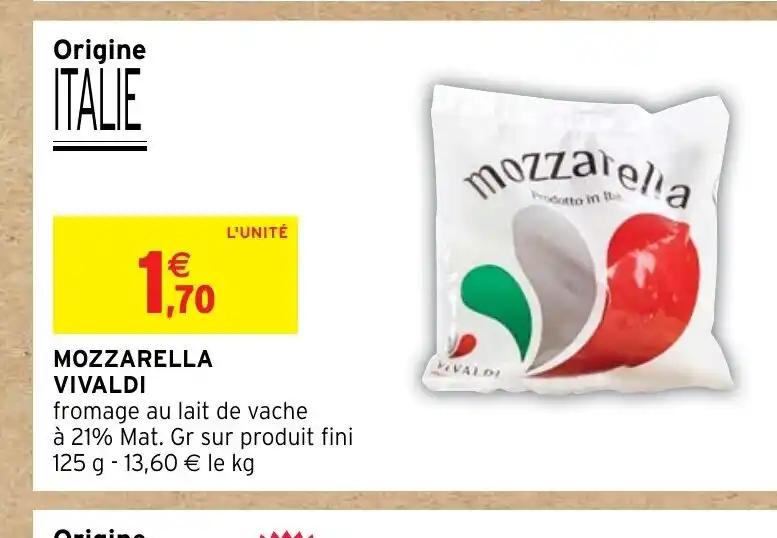 MOZZARELLA VIVALDI