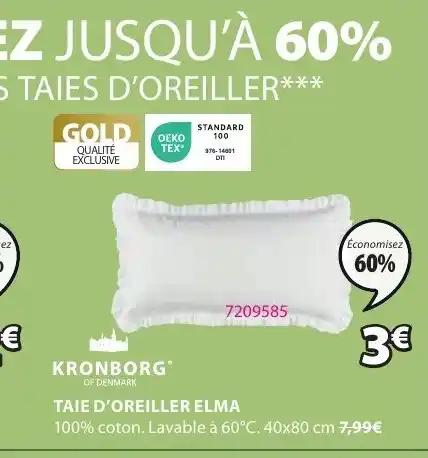 TAIE D'OREILLER ELMA