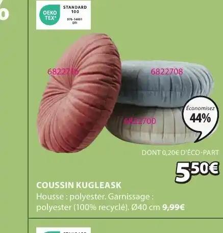COUSSIN KUGLEASK