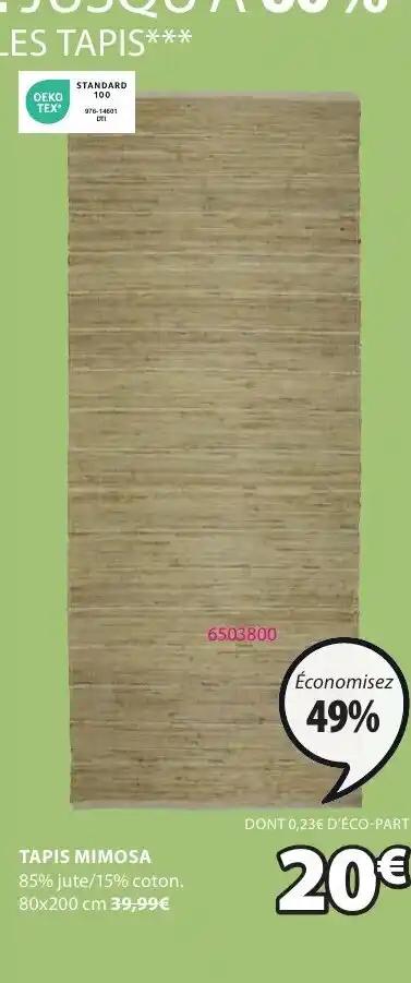TAPIS MIMOSA