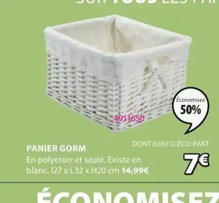 PANIER GORM