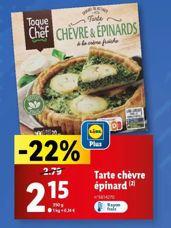 Tarte chèvre épinard (2)